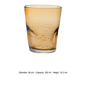 Verre à eau Dali' Amber 35 cl H 10,5 cm Ø 9 cm M1934 - Product Image 3
