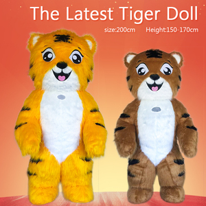 SAYGO mignon fourrure en peluche ours mascotte <span class=keywords><strong>Costume</strong></span> Animal Promotion Halloween Cosplay fête Fursuit famille unisexe carnaval Costumes - Product Image 4