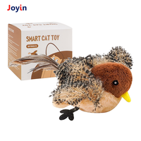 Juguete Interactivo para Gatos con Forma de Pájaro, Recargable por USB, Simulación de Vuelo con Sonido y Movimiento, Juguete de Entrenamiento para Gatitos en Interiores