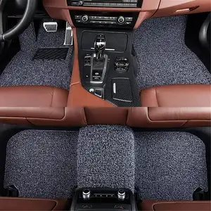 Popular Wholesale 2PCS 3PCS For Universal Fit Size 5d Protection Car Carpet Interior Accessories Rubber Car Floor Mats
