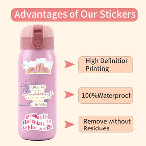 55 Uds Cool <span class=keywords><strong>Taylor</strong></span> Song Lyric Graffiti pegatinas para Fans botella teléfono decoración Swift álbum motivacional palabras pegatina - Product Image 5