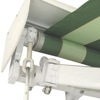 Auvent rétractable pour terrasse, auvent extérieur imperméable en aluminium, auvent anti-pluie, couverture de balcon, tente coulissante manuelle pliable anti-UV