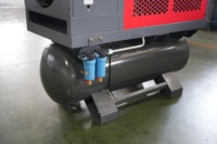 Compresseur d'air intégré ZAKF à vis, 22 kW, 30 CV, à faible consommation d'énergie et faible bruit, avec réservoir et sécheur, pour découpe laser
