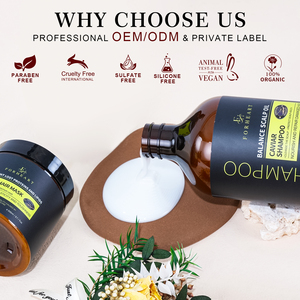 Shampooing Professionnel Apaisant 3-en-1 à l'Acide Salicylique, <span class=keywords><strong>Caviar</strong></span> et Niacinamide pour Cuir Chevelu, Anti-Pelliculaire, Anti-Frisottis et Nourrissant les Racines - Product Image 2