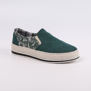 New Summer Low-top Corduroy Tide <strong>Shoes</strong> Men's Loafers Comfortable Soft Bottom Shock Absorption Casual <strong>Shoes</strong> - Product Image 2