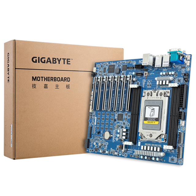 GIGABYTE ME03-PE0 ATX Server Motherboard with Socket SP6 /6 X DIMM Slots Support Single AMD EPYC 8004 Series Processors
