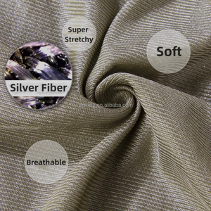 Culottes de maternité taille haute sans couture en fibre d'argent pour femmes enceintes, confortables et très visibles, vente en gros - Product Image 4