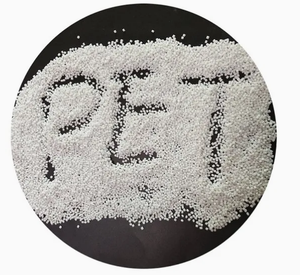 <b>PET</b> Granule Materials Natural Plastic <b>PET</b> Polyester Fiber Granule - Product Image 1