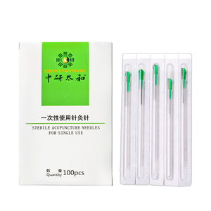 Zhongyantaihe 100pcs Medicina Cinese Medica Tubo Aghi Monouso Sterili Indolore Agopuntura Secco Ago - Product Image 2