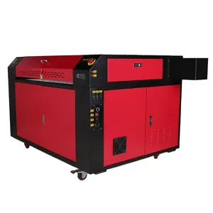 Gravador a laser 9060 funcionando 100w co2, máquina de corte, gravura a laser 9060