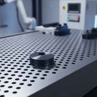 Plaque de positionnement excentrique de précision pour fixations de table de soudage 3D – Composant de positionnement haute précision pour élévateur hydraulique au sol
