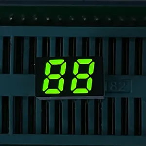 0.25 Inch 2 Digit 7 Segment Led Display Screens Counter LED Module Custom Green Digital Signages