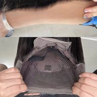 Perruque courte bob noire naturelle 13x4 avec dentelle frontale, 100% cheveux humains vierges brésiliens, pré-épilée, sans colle, pour femme