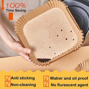 <span class=keywords><strong>COSORI</strong></span> Modern Air Fryer Accessories 6,3 \ "Square 3-5qt 50PCs Blister Box Papel de embalaje Revestimiento de aceite de silicona Otros esenciales - Product Image 4