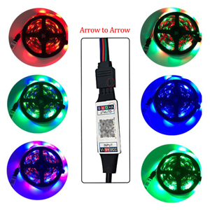 USB蓝牙5V 5050 RGB条形灯12LEDs/<span class=keywords><strong>m</strong></span> CE RoHS 10m 20m 30m住宅智能照明蓝牙控制智能条形灯 - Product Image 5
