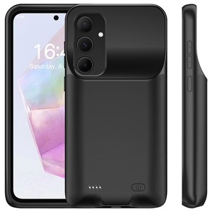 Pour <span class=keywords><strong>Samsung</strong></span> Galaxy A55 5G <span class=keywords><strong>10000mAh</strong></span> Power Bank étui de téléphone en TPU <span class=keywords><strong>batterie</strong></span> <span class=keywords><strong>externe</strong></span> chargeur étui - Product Image 4