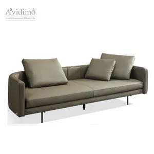 Italian Sofa Living Room Leather Modern Designed Well Sell Home Household Modern Sectional Sofa Set negotiation reception