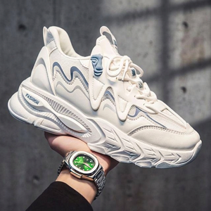 Chaussures de sport décontractées pour hommes en PU, respirantes, légères, pour la marche estivale, en maille EVA, tendance mode, vente en gros de haute qualité - Product Image 2