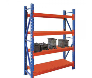 CE/ISO Certified OEM Warehouse Storage <b>Racking</b> System with Carbon Steel and Powder Coating Adjustable for Medium Duty Shelving - Product Image 1