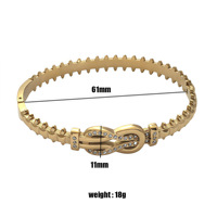 Combinaison Bracelet et Bague Exquise Incrustée de Zircon 5A, Motif Cœur Entrelacé, Bague Fine Haute Qualité, Boucle en Acier Inoxydable Électroplaqué