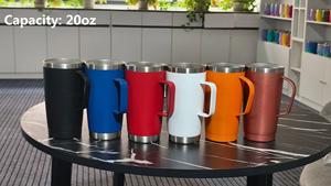 Botella de agua de acero inoxidable de 20 oz, para bebidas frías y calientes - Product Image 2