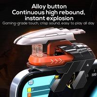 Geaide AK06 Contrôleur de jeu Android personnalisé à six doigts pour téléphones mobiles de jeu