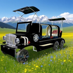 Manufacturers Sell Retro Electric Funeral Carriage Special Transportation Coffin Car Hearse and Motorcycle Trailer Hearse - Product Image 3