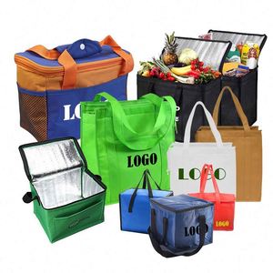 Sac isotherme pliable personnalisé avec impression de logo, sac isotherme souple, boîte isotherme laminée, capacité 6 canettes - Product Image 2