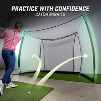 Fabricant OEM/ODM : Entraîneur de golf avec base en tube d'acier 10.5x8x8.5ft, tige en fibre de verre et filet en PE pour l'entraînement au swing et au chipping