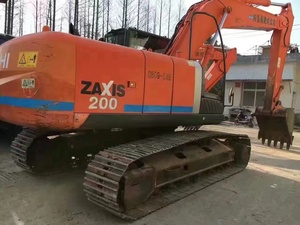 Excavadora Usada Hitachi ZX200 20T Original, Máquina de Cadenas de Segunda Mano para Excavación y Zanjado, Certificación CE, con Martillo Hidráulico - Product Image 2