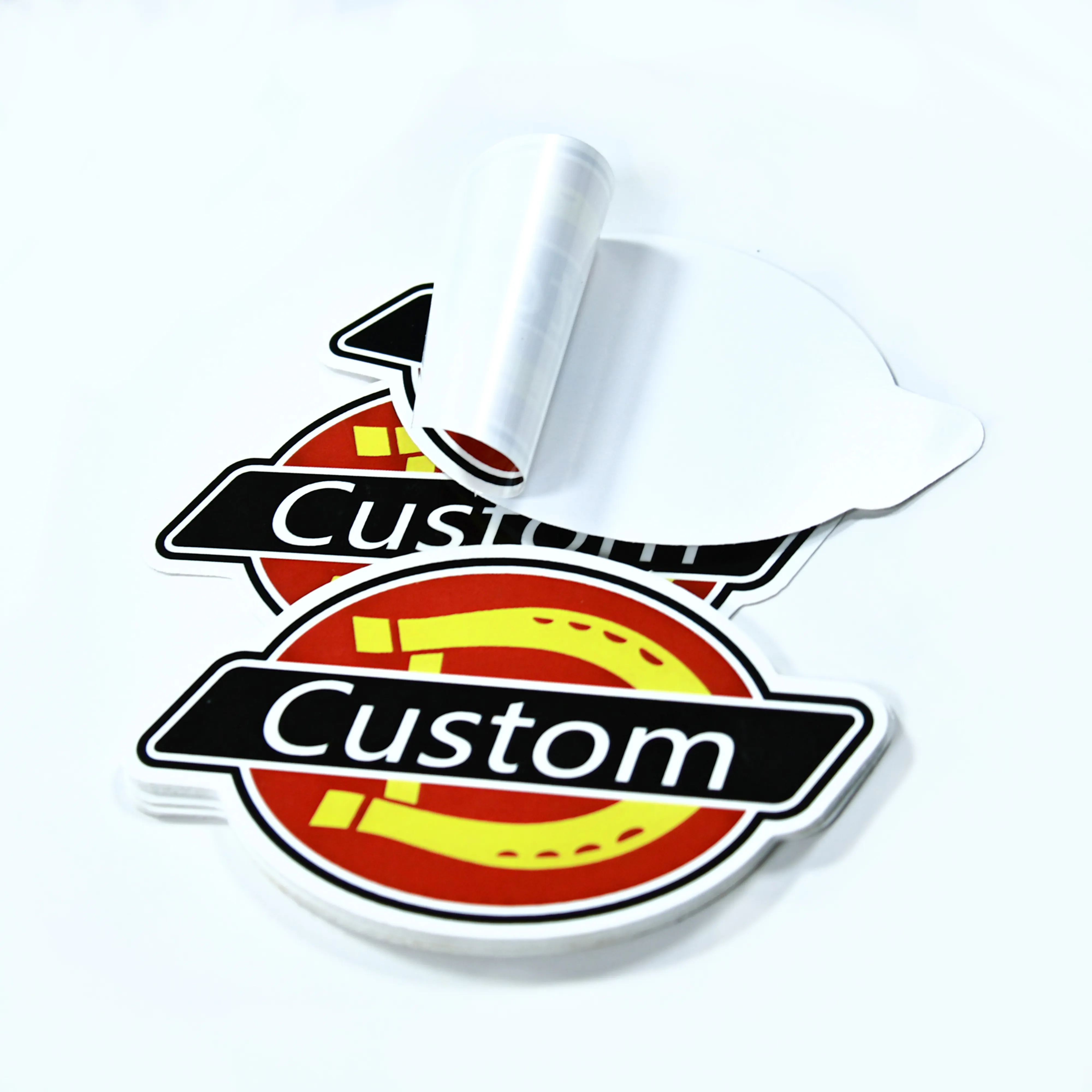 Custom Holographic Sticker Waterproof Businesses Adhesive Label Die-Cut Sticker Customs Cartoon Anime Clean UV Vinyl Stickers