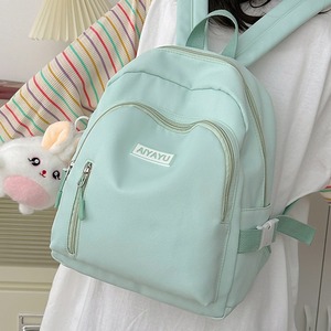 Aiyayu Student <b>Backpack</b> 15 Inches <b>Simple</b> Cute Letter Design For Girls School Education - Product Image 4