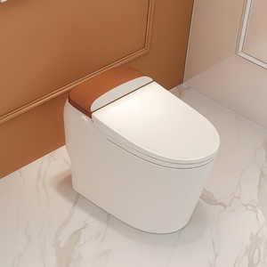 WC intelligent WST3401 à siphon en S, double chasse automatique, télécommande, siège chauffant, design moderne instantané, à poser au sol - Product Image 6
