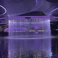 Équipement de cascade d'eau artificielle, rideau d'eau, cascade de pluie, fontaine d'eau 2025