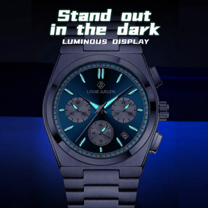 Montre de Luxe en Gros, Montre-Bracelet à Quartz en Acier Inoxydable 42mm, Étanche 3 ATM, Petite Montre à Trois Aiguilles pour Hommes - Product Image 4