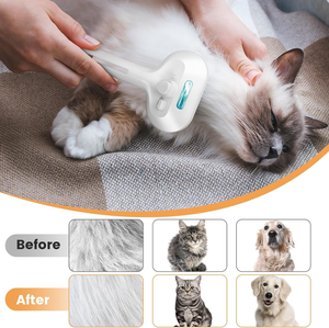 Household One Button Release <b>Pet</b> Beauty Trimmer Deep Detangle Floating Hair Stainless Steel With Handheld Protective Storage Box - Product Image 6