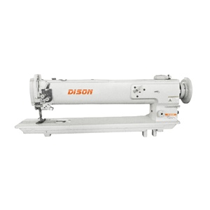Máquina de coser de punto de bloqueo de alta resistencia, compuesto de alimentación de aguja única de brazo largo de DS-1510-L65, con recortador de hilo automático - Product Image 1