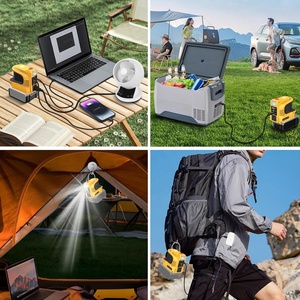 DeWalt 20V バッテリー用パワーインバーター DC 20V から AC 110V/220V バッテリー駆動コンセント USB&Type-C&DC ポート&200LM LED ライト付き - Product Image 6