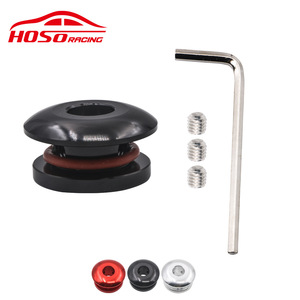HOSO RACING Car Gear <b>Knob</b> Adjustable Aluminium Alloy Black Red Silver For Manual Transmission <b>Shift</b> Lever Modification - Product Image 1