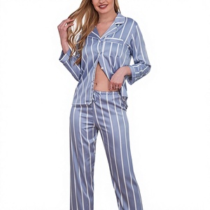Women's Casual <b>Satin</b> <b>Pajamas</b> Set 2Pcs Silk <b>Pajama</b> <b>Shorts</b> Sets XS-3XL Silky Elastic Waist Sleepwear Lounge Wear - Product Image 1