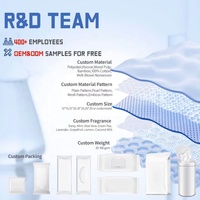OEM/ODM grandes lingettes usage intensif texturé gommage industriel multi-surfaces nettoyage des mains gommage lingettes humides avec récipient en plastique