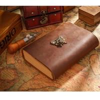 Carnet en cuir véritable personnalisé avec logo en relief, organiseur de fournitures de planification quotidienne A5, papier vierge pour impression artisanale créative