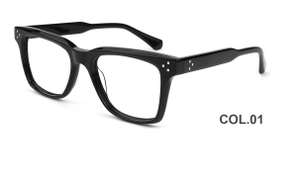 Lentille AC haute définition rétro Lunettes optiques unisexes à monture carrée en acétate avec <span class=keywords><strong>lentilles</strong></span> <span class=keywords><strong>bifocales</strong></span> Couleurs personnalisées et haute qualité - Product Image 3