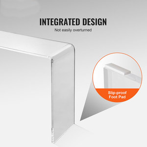 Factory Custom 38.2x15x29.3 Inch <strong>Clear</strong> Acrylic Console <strong>Table</strong> Transparent Acrylic End <strong>Side</strong> <strong>Table</strong> Foyer Living Room Coffee <strong>Tables</strong> - Product Image 5