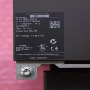 <span class=keywords><strong>1</strong></span> Buah Modul Tunggal S120 6sl3120-1te24-5aa3 Asli Baru 45a Fse Plc Otomasi Industri - Product Image 2