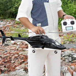 Helicóptero RC FLYWING FW450L Big <span class=keywords><strong>Airwolf</strong></span> GPS 2.4G RC 6CH 450-Class, Modelo de Avión Eléctrico RTR, Juguete Radiocontrolado Mejorado - Product Image 4