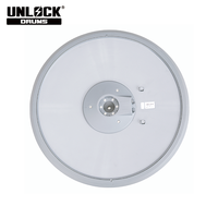 Cymbale électronique en silicone UNLOCK Pro 20 "-Ride/Crash/Hi-Hat trois-en-un-universelle pour scène/studio d'enregistrement