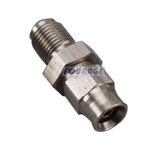 Auto Parts Stainless Steel Straight Brake AN Fittings AN3 Male Flare to 3/8" UNEF Bulkhead PTFE Hose Pipe Fittings