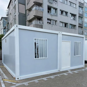 Maisons de conteneurs préfabriquées pliables prêtes à l'emploi 20 pieds 30 pieds 40 pieds Panneau sandwich préfabriqué modulaire préfabriqué Hôtels Centres commerciaux - Product Image 4