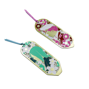 ที่คั่นหนังสือลายการ์ตูนอนิเมะแบบกำหนดเองจากโรงงาน ทำจากทองเหลือง แกะสลักด้วย UV พิมพ์ลาย สำหรับคนรักหนังสือ เป็นของขวัญ - Product Image 1